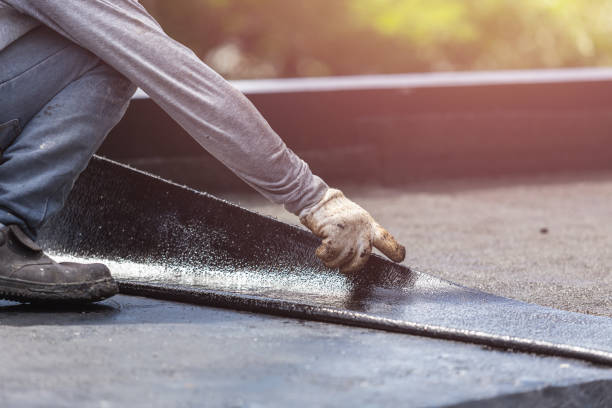 Professional Exterior Waterproofing technician working in Plymouth, MN